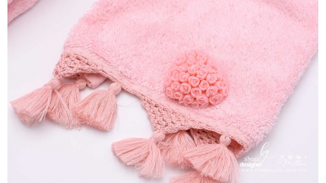 Trusou cu fluturi si flori ideal pentru un botez primavara Pink Spring 12